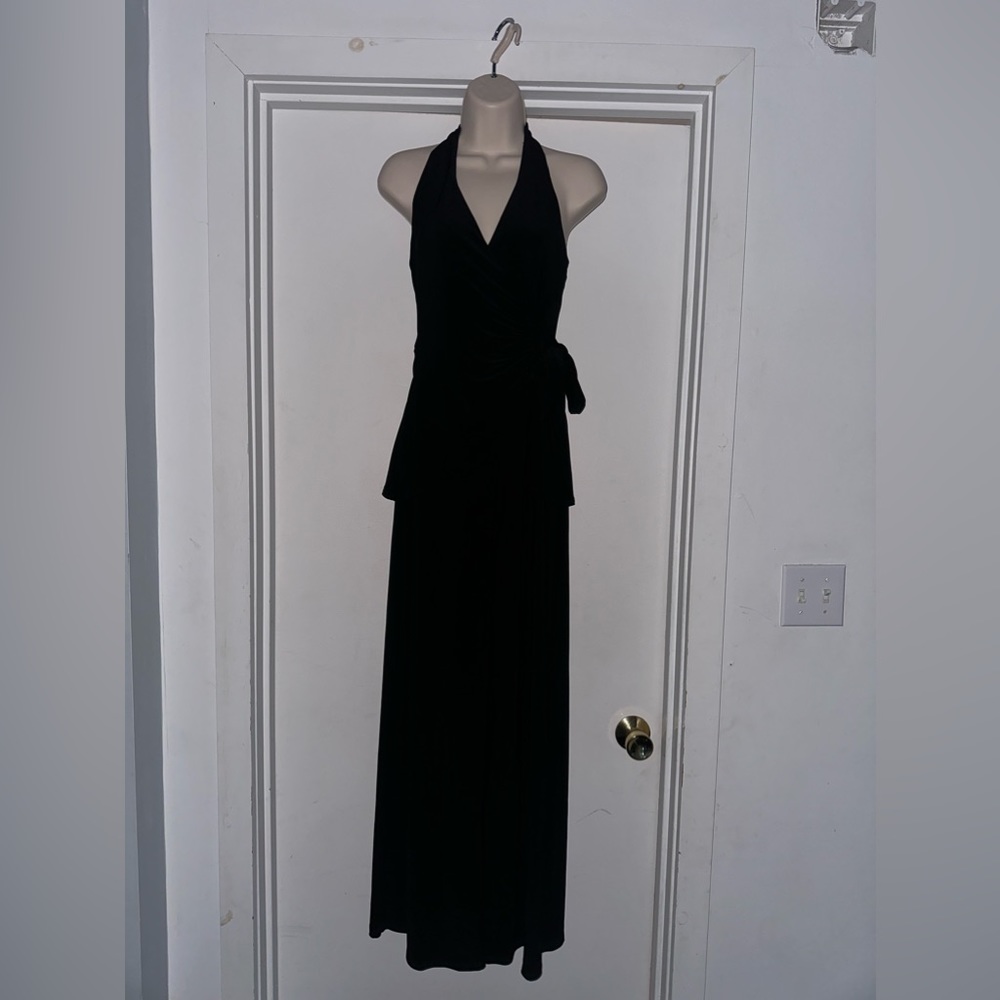 Black White House Black Market Jumpsuit